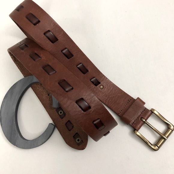 LEVIS Men’s Sz L Genuine Leather Belt - Picture 4 of 12